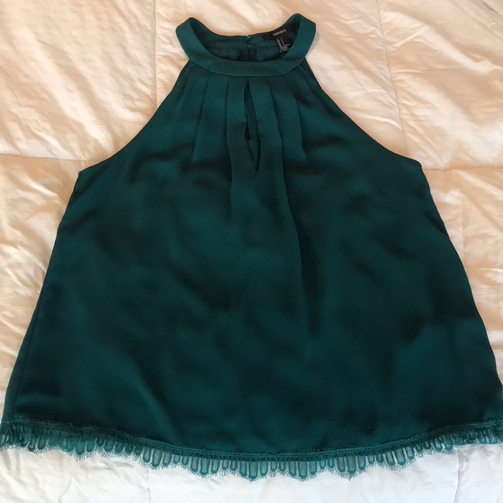 Dark Green Top